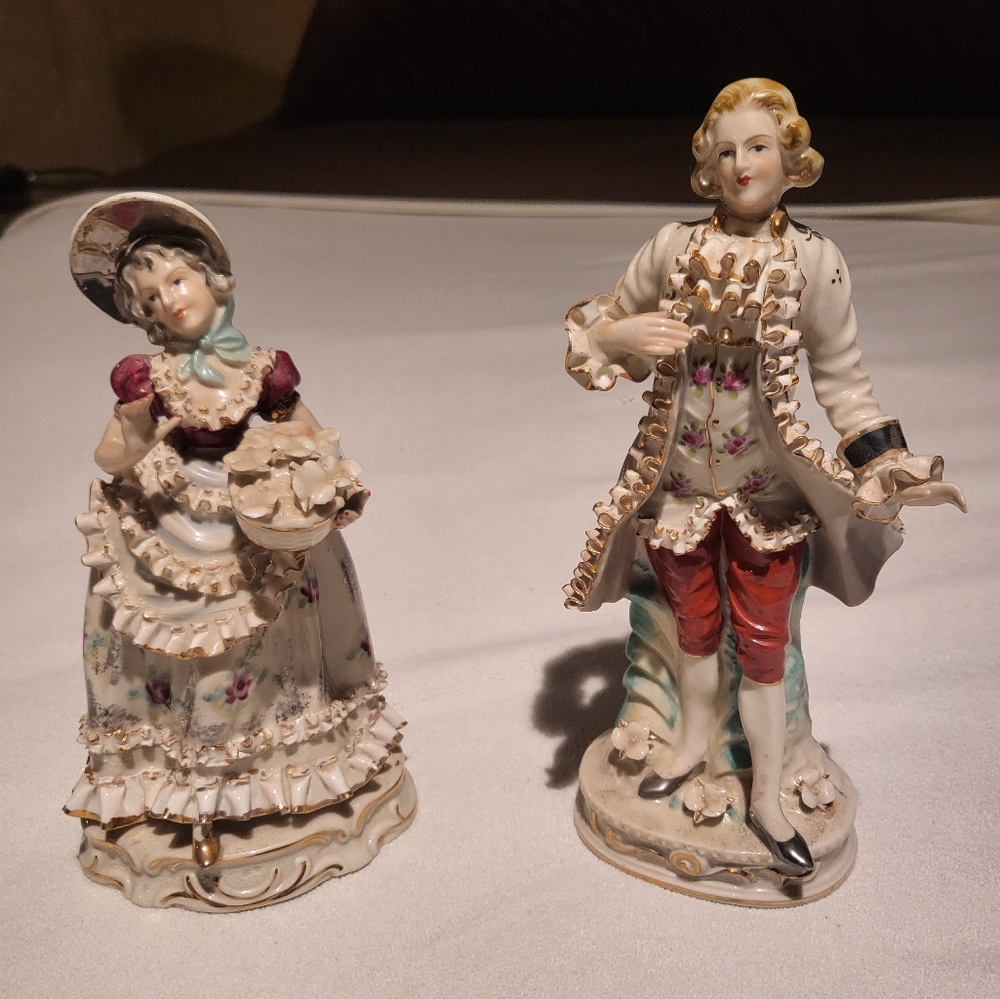 Bone China Victorian Figurines
